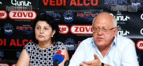 Press conference of The director of Research Center of Maternal and Child Health Protection Georgy Okoev and deputy director Karine Arustamyan
