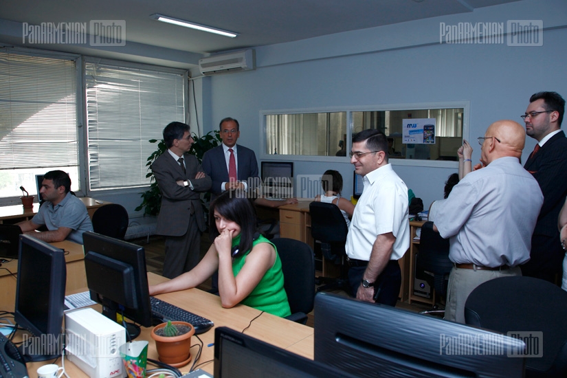 Министр экономики Армении Тигран Давтян посетил компанию 
