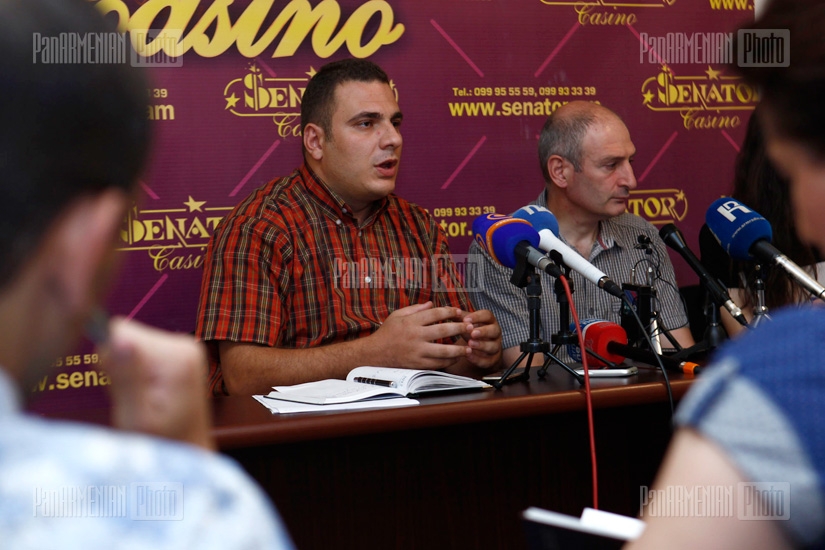 Пресс-конференция Артавазда Закяна и Левона Галстяна