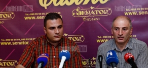 Press conference of Artavazd Zaqyan and Levon Galstyan