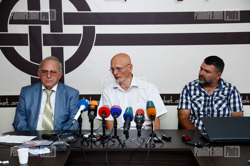 Press conference of Arshak Zaqaryan, Samvel Karapetyan and Robert Minasyan