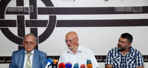 Press conference of Arshak Zaqaryan, Samvel Karapetyan and Robert Minasyan