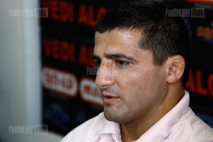 Press conference of Armen Nazaryan