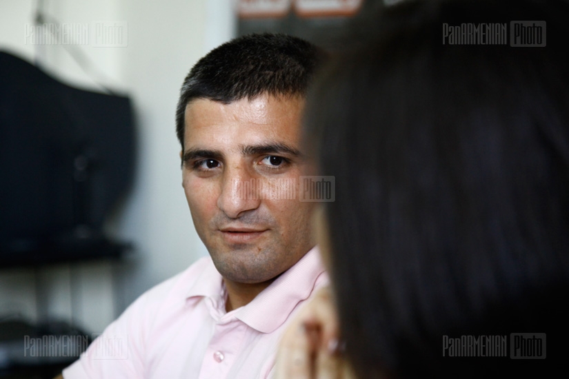 Press conference of Armen Nazaryan