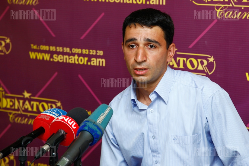 Press conference of the head of “In Forefathers’ Footsteps” NGO Arman Mkitaryan 