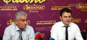 Press conference of Edik Saribekyan and Lavrenty Mirzoyan