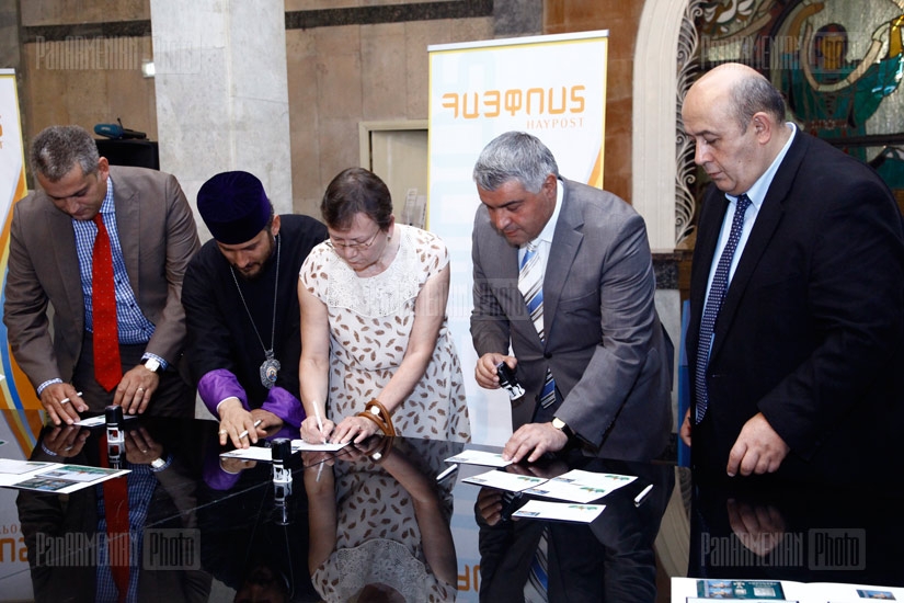 Hagigadar monastery stamps release ceremony 