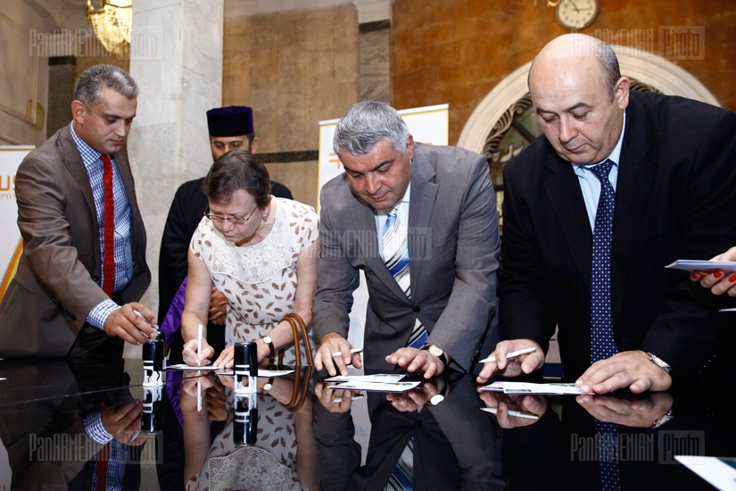 Hagigadar monastery stamps release ceremony 