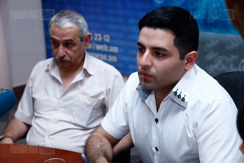 Press conference of Vrezh Shahramanyan and Ruben Yeganyan