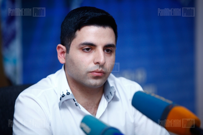 Press conference of Vrezh Shahramanyan and Ruben Yeganyan