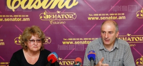 Press conference of Levon Galstyan and Inga Zarafyan
