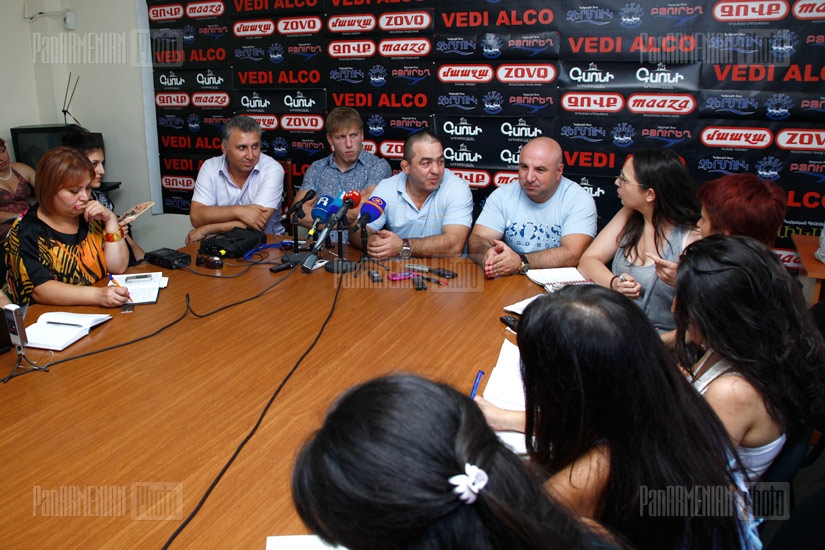 Press conference of Levon Julfalakyan and Arthur Alexanyan