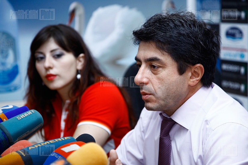Press conference of Armenian Paralympic Committee President Hakob Abrahamyan