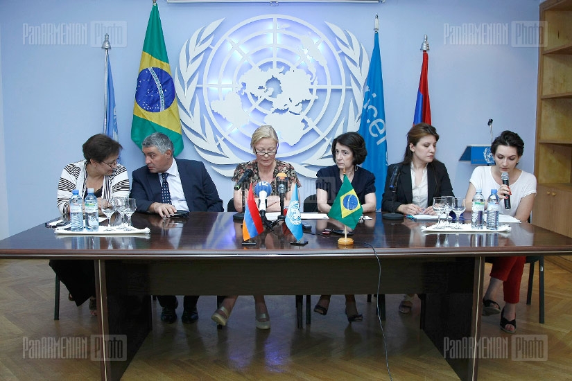 Discussion of children-related programs implemented by UN in Armenia