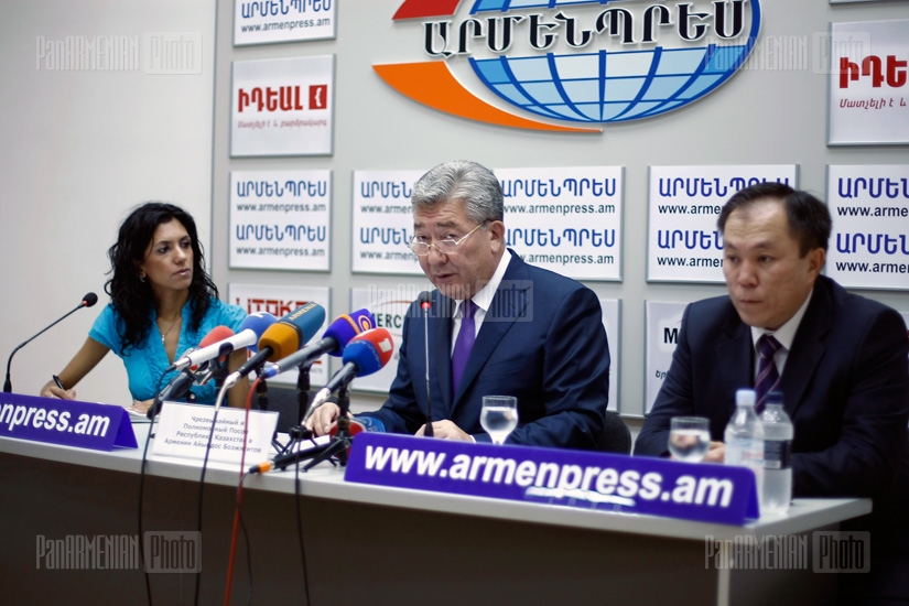 Ղազախստանի արտակարգ և լիազոր դեսպան Այիմդոս Բոզժիգիտովի մամուլի ասուլիսը