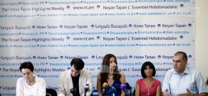 Press conference of Vahe Avetyan movement initiative group