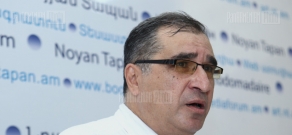 Press conference of Suren Zolyan