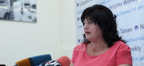 Press conference of Varvara Sargsyan