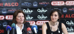 Press conference of  ESM head of general education department Narine Hovhannisyan