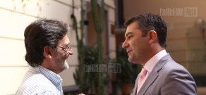 Press conference of Mesrop Movsisyan and Artak Alexanyan