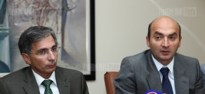 Press conference of  Minister of Economy Tigran Davtyan