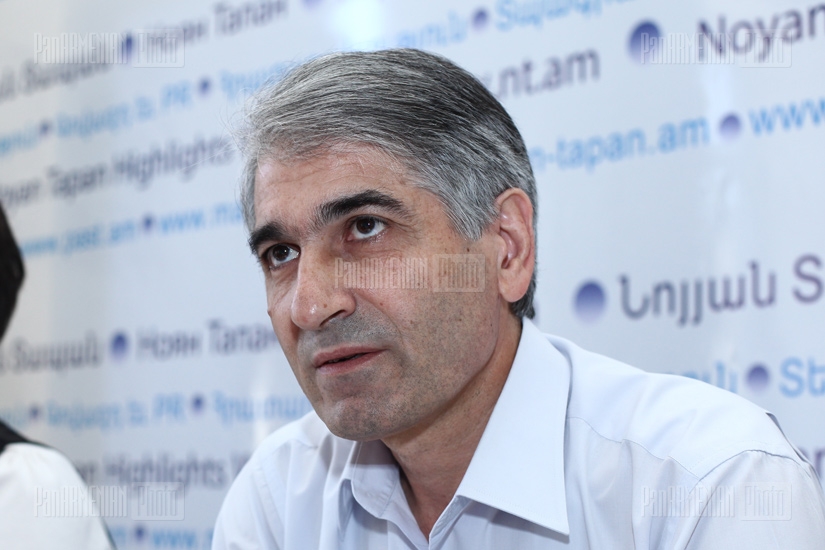 Press conference of Gagik Makaryan