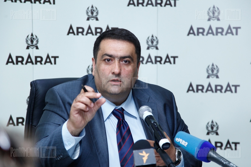 Press conference of Ara Grigoryan