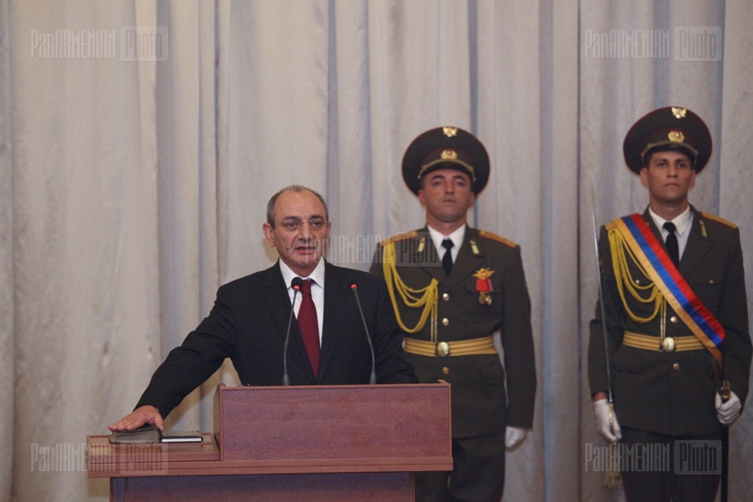 Церемония инаугурации новоизбранного президента Нагорно-Карабахской Республики Бако Саакяна