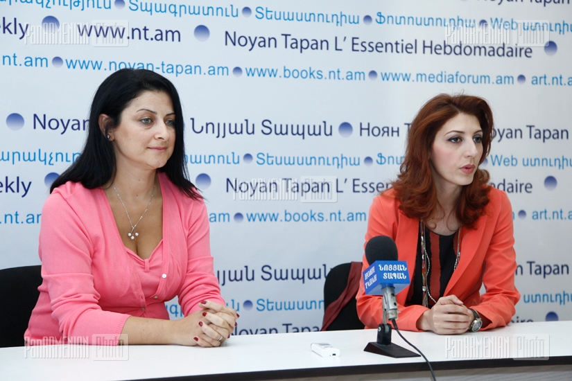 Press conference of Mariam Manukyan