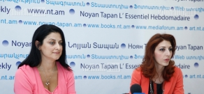 Press conference of Mariam Manukyan