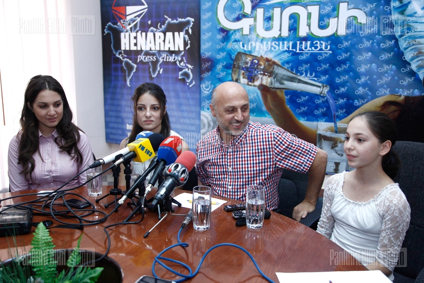 Press conference of Tigran Heqeqyan