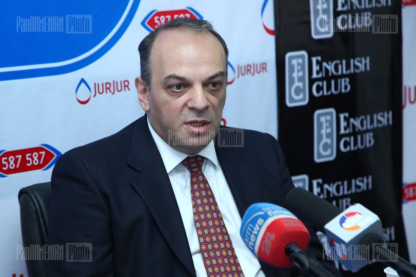Press conference of Arman Meliqyan