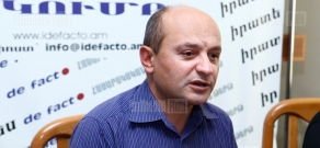 Press conference of Stepan Safaryan