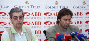 Press conference of Borodin Quartet