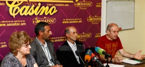 Press conference of Inga Zarafyan and Levon Galstyan 