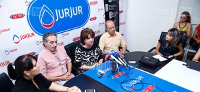 Press conference of Ruzanna Sirunyan, Karen Aghamyan and Eghishe Petrosyan 