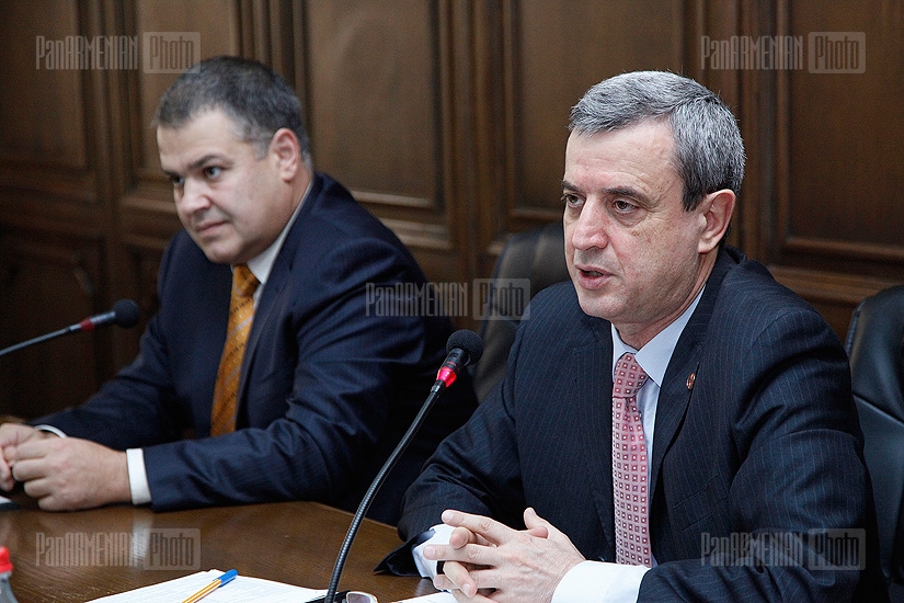 Meeting of Armenian standing parliamentary commissions  
