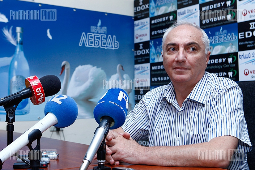 Press conference of Aram Sargsyan