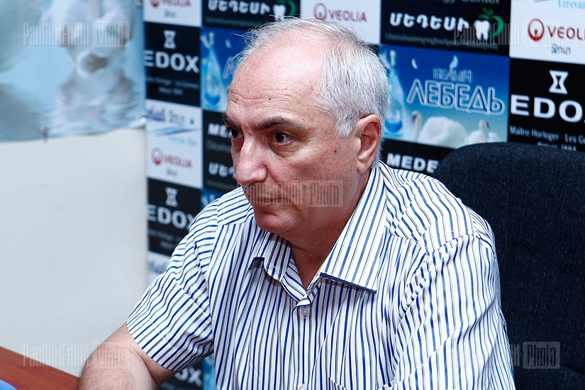 Press conference of Aram Sargsyan