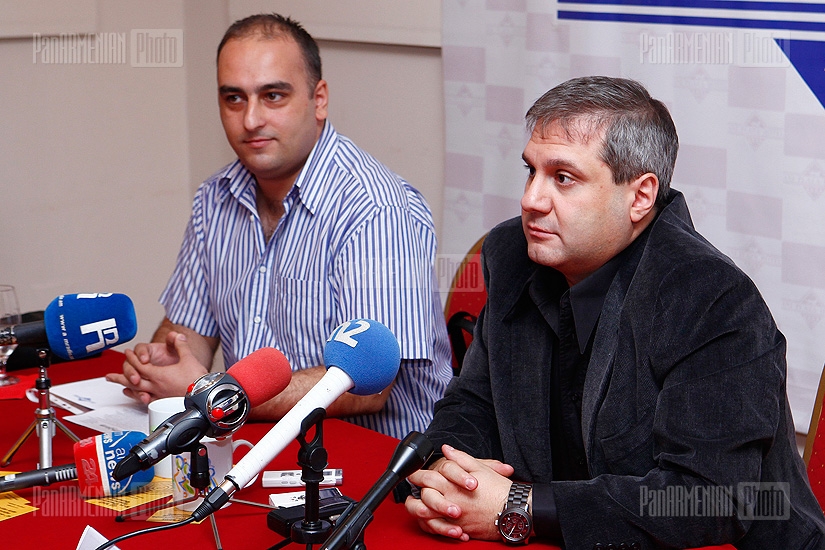  Press conference President of Hay Fest Theater Festival Arthur Ghukasyan