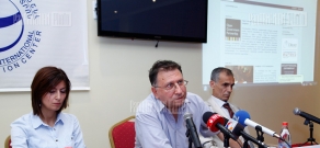 Press conference of Ludvig Khachatryan and Varuzhan Hoktanyan