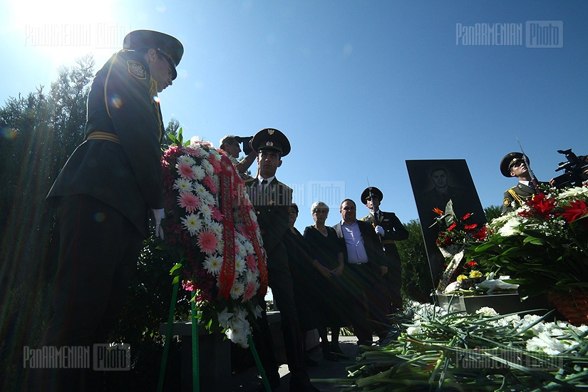  Procession towards Yerablur in commemoration of Gurgen Margaryan