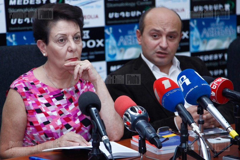 Press conference of Stepan Safaryan, Anahit Bakhshyan and Garnik Sahakyan
