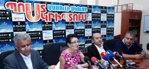 Press conference of Stepan Safaryan, Anahit Bakhshyan and Garnik Sahakyan