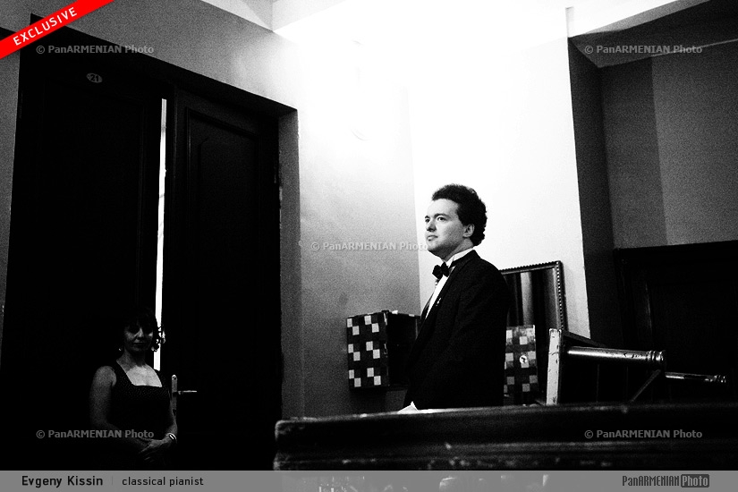 Classical pianist Evgeny Kissin's concert in Yerevan