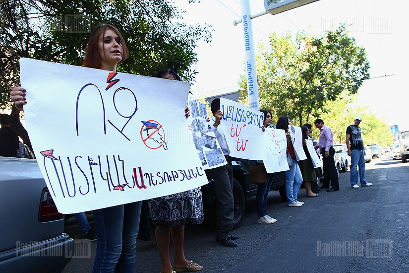 Protest in support of jailed ANC members