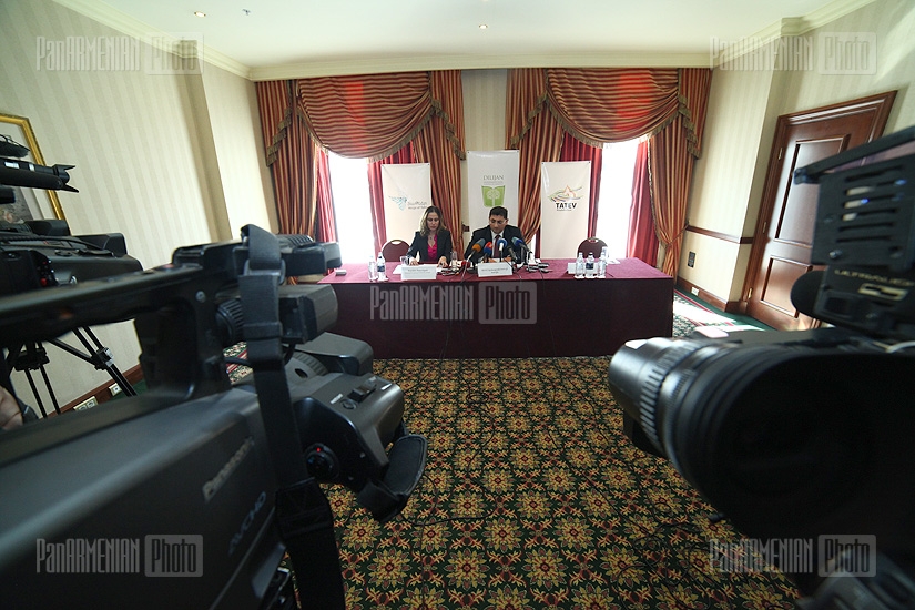 Press conference of RVVZ foundation newly appointed executive director Artak Melkonyan and Zarmine Zeytuntsyan   