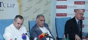 Press conference dedicated to Vartan Oskanian case