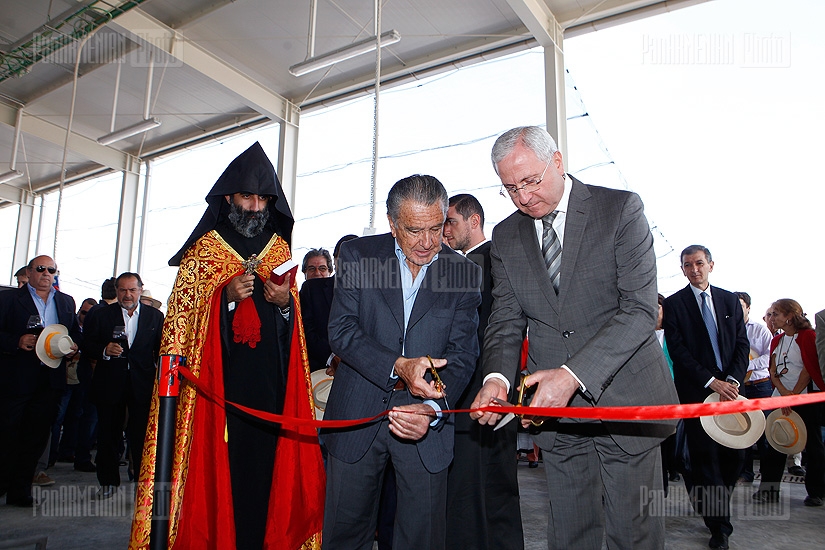Opening of Baghramyan Gardens wine factory