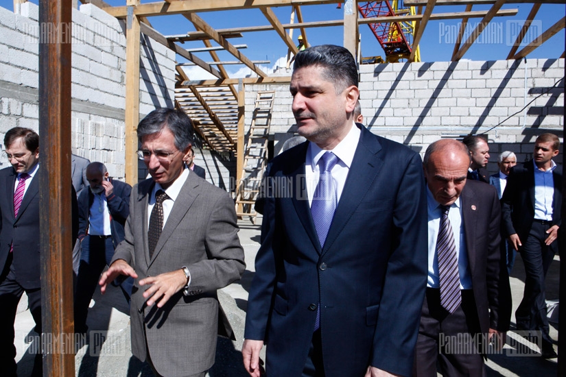ՀՀ վարչապետ Տիգրան Սարգսյանն այցելեց կառուցվող Գյումրու տեխնոպարկը